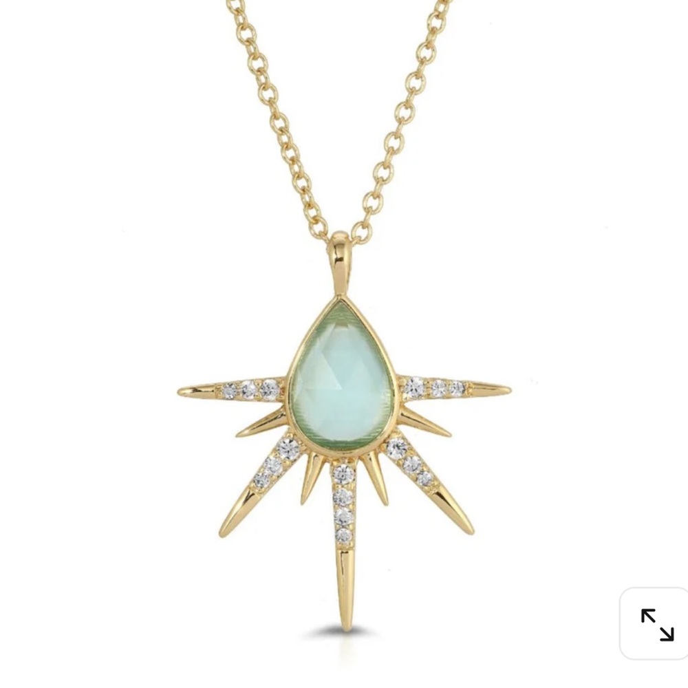 Green and Gold Elegant Necklace